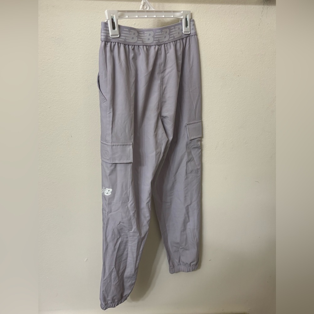 Girl's New Balance Light Purple Joggers - Picture 2 of 3
